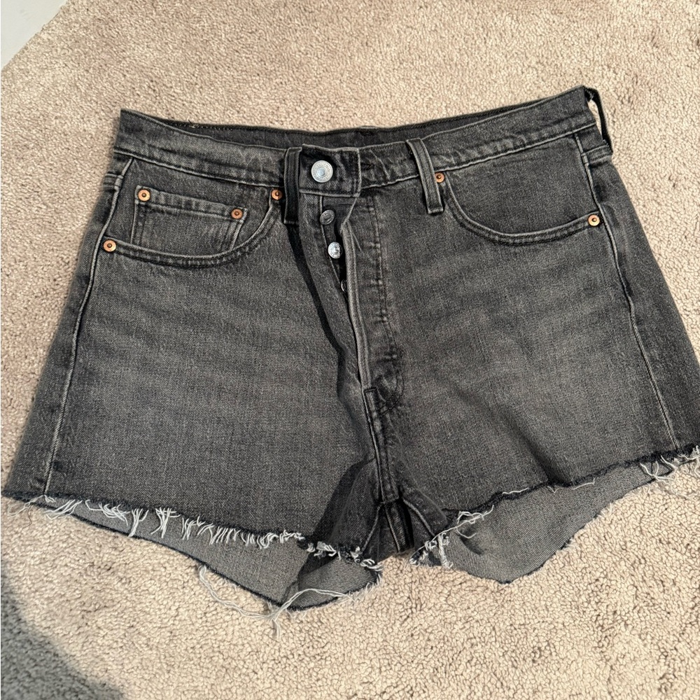 Black 501 Levi Shorts